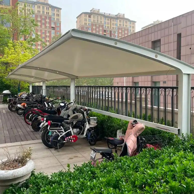 阳春市膜结构电动车棚